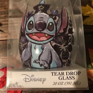 LILO and stitch Disney glass